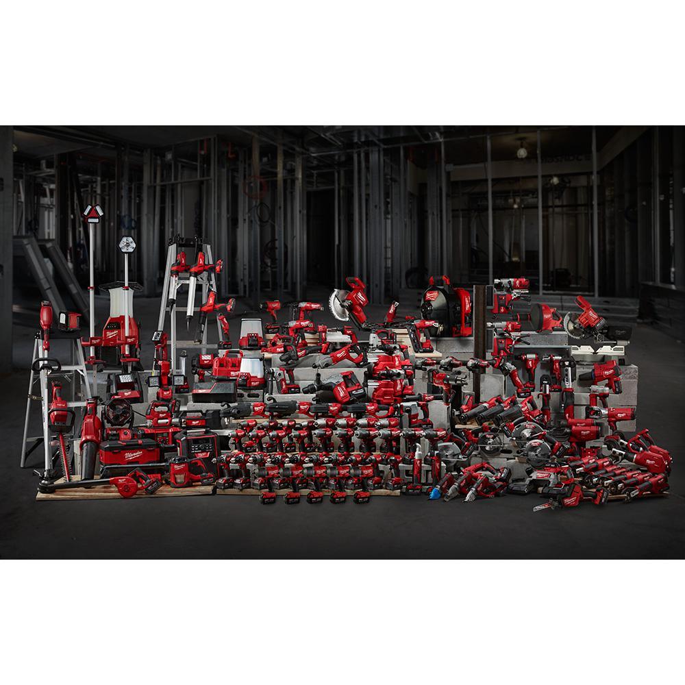M18 18-Volt Lithium-Ion Cordless Short Throw Press Tool with (3) PEX Crimp Jaws and 2.0 AH Battery - Super Arbor