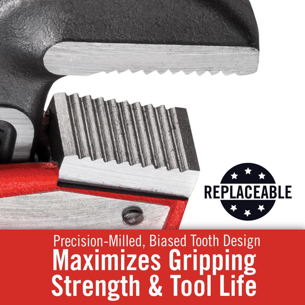 18 in. Heavy-Duty Straight Pipe Wrench - Super Arbor