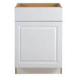 Benton Assembled 12x34.5x24.5 in. Base Cabinet with Soft Close Full Extension Drawer in White - Super Arbor