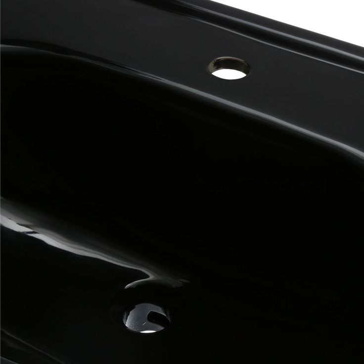 Foremost Structure Suite 20-5/80 in. Pedestal Sink Basin in Black