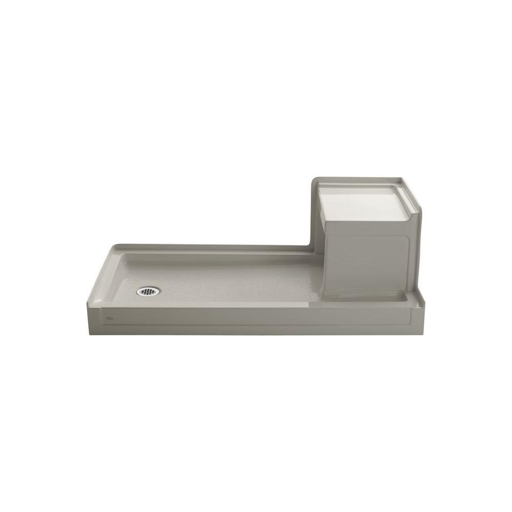 Tresham 60 in. x 32 in. Single Threshold Shower Base with Left-Hand Drain in White - Super Arbor