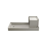Tresham 60 in. x 32 in. Single Threshold Shower Base with Left-Hand Drain in White - Super Arbor