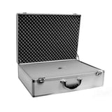 16.75 in. Smooth Aluminum Tool Case with Foam in Silver - Super Arbor
