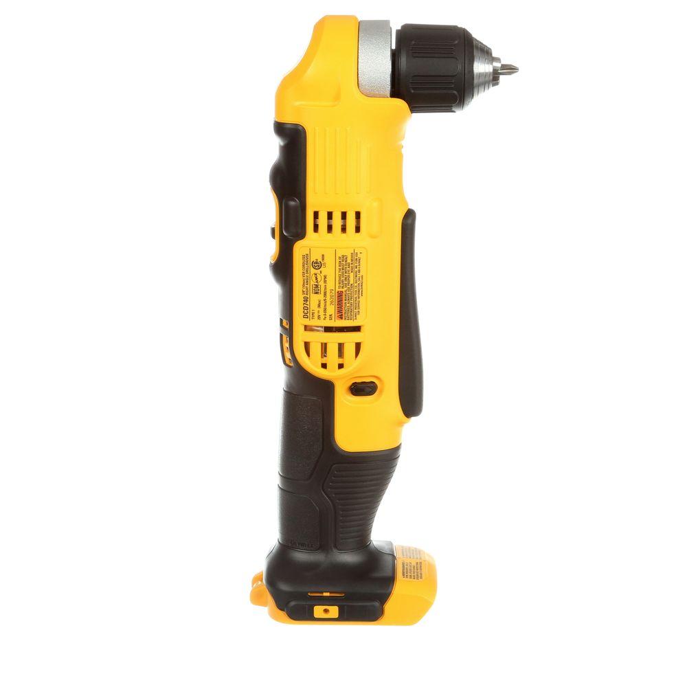 20-Volt MAX Lithium-Ion Cordless 3/8 in. Right Angle Drill (Tool-Only)
