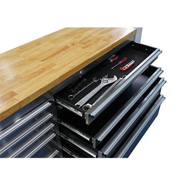 96 in. 24-Drawer Mobile Workbench in Stainless Steel - Super Arbor