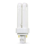 13-Watt Equivalent PL CFLNI Quad Tube 2-Pin GX23-2 Base Compact Fluorescent CFL Light Bulb, Cool White 4100K (1-Bulb)
