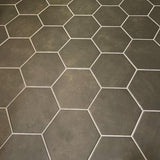 Gios Graphite Hexagon 8-in x 10-in Matte Porcelain Floor and Wall Tile (0.44-sq. ft/ Piece) - Super Arbor