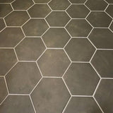 Gios Graphite Hexagon 8-in x 10-in Matte Porcelain Floor and Wall Tile (0.44-sq. ft/ Piece)