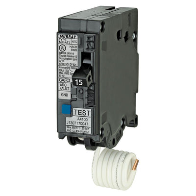 15 Amp 1 in. Single-Pole Combination AFCI Circuit Breaker - Super Arbor