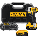 20-Volt MAX Lithium-Ion Cordless 1/4 in. Impact Driver Kit with (2) Batteries 4Ah, Charger and Case - Super Arbor