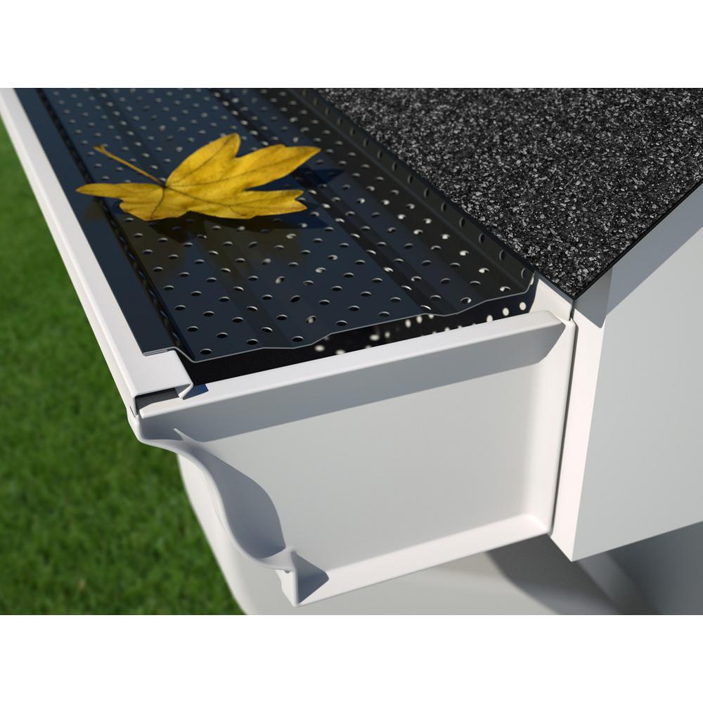 5 in. x 4 ft. EZ Smooth Flow Gutter Cover (50-pack) - Super Arbor