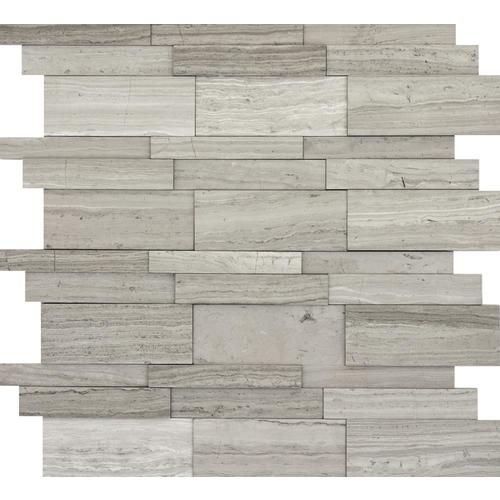 Emser Metro 10-Pack Gray Natural Stone Limestone Border Tile (12-in x 12-in)