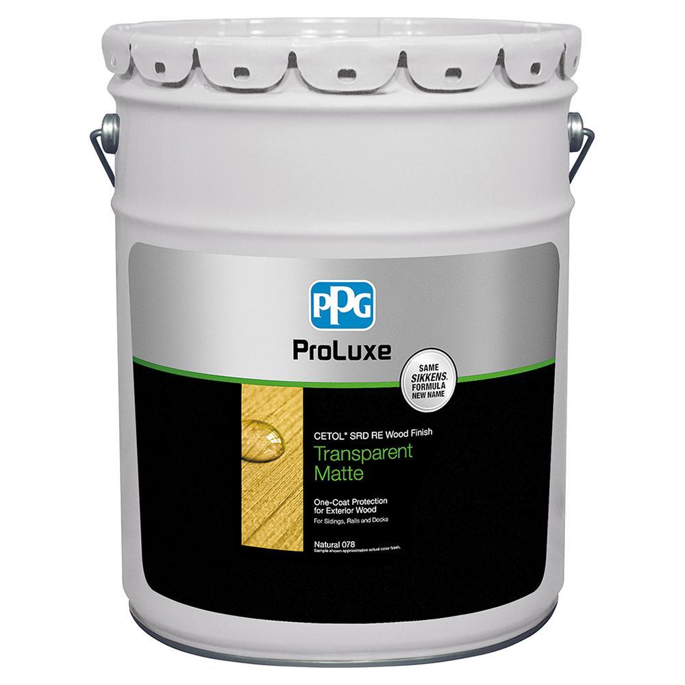 PPG ProLuxe 1 gal. Cedar SRD RE Exterior Transparent Matte Wood Finish - Super Arbor