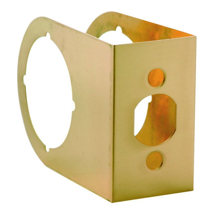 2-3/4 in. x 1-3/4 in. Solid Brass Door Reinforcer - Super Arbor
