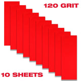 DIABLO 1/3 Sheet 120 Grit Sandpaper Hand Sanding Sheets (100-Pack)