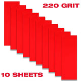 DIABLO 1/3 in. Sheet 220-Grit Sandpaper Hand Sanding Sheets (500-Pack)
