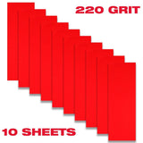 DIABLO 1/3 Sheet 220 Grit Sandpaper Hand Sanding Sheets (100-Pack)