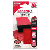 DIABLO 2.75 in. x 5 in. SandNET 120-Grit Faster Reusable Hand Sanding Block Refill Sheets (250-Pack)