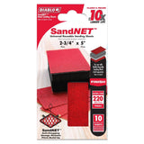 DIABLO 2.75 in. x 5 in. SandNET 220-Grit Faster Reusable Hand Sanding Block Refill Sheets (250-Pack)