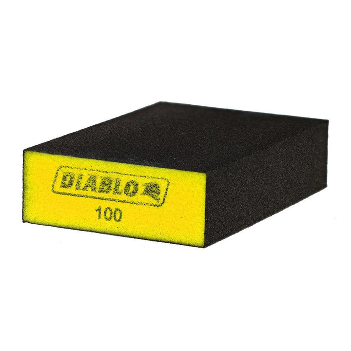 DIABLO 5 in. x 3 in. x 1 in. 100-Grit Large Flat Sanding Sponges