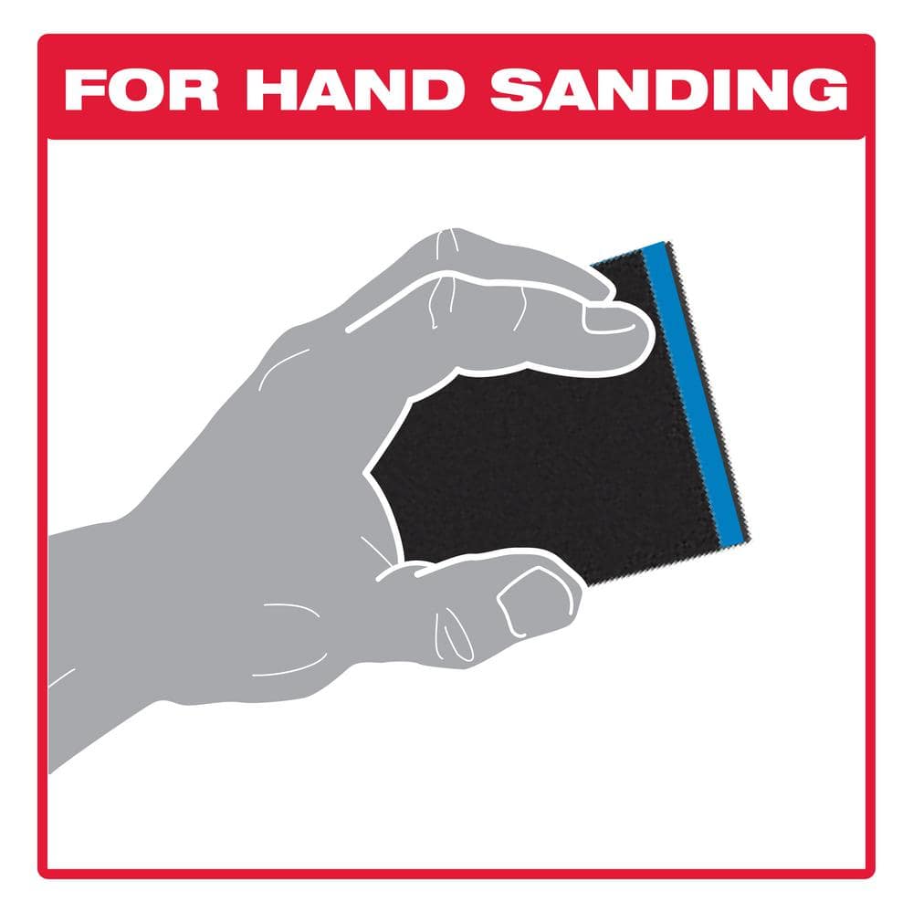 DIABLO 3.75 in. x 4.75 in. 220-Grit Ultra Fine Hand Sanding Sponge (100-Pack)