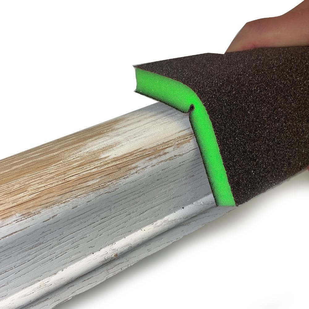DIABLO 3.75 in. x 4.75 in. 180-Grit Ultra Fine Hand Sanding Sponge (100-Pack)