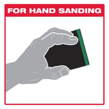 DIABLO 3.75 in. x 4.75 in. 180-Grit Ultra Fine Hand Sanding Sponge (100-Pack)