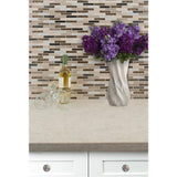 MSI Diamante 12 in. x 13.13 in. Glossy Glass; Stone Brick Look Wall Tile (9.8 sq. ft./Case)
