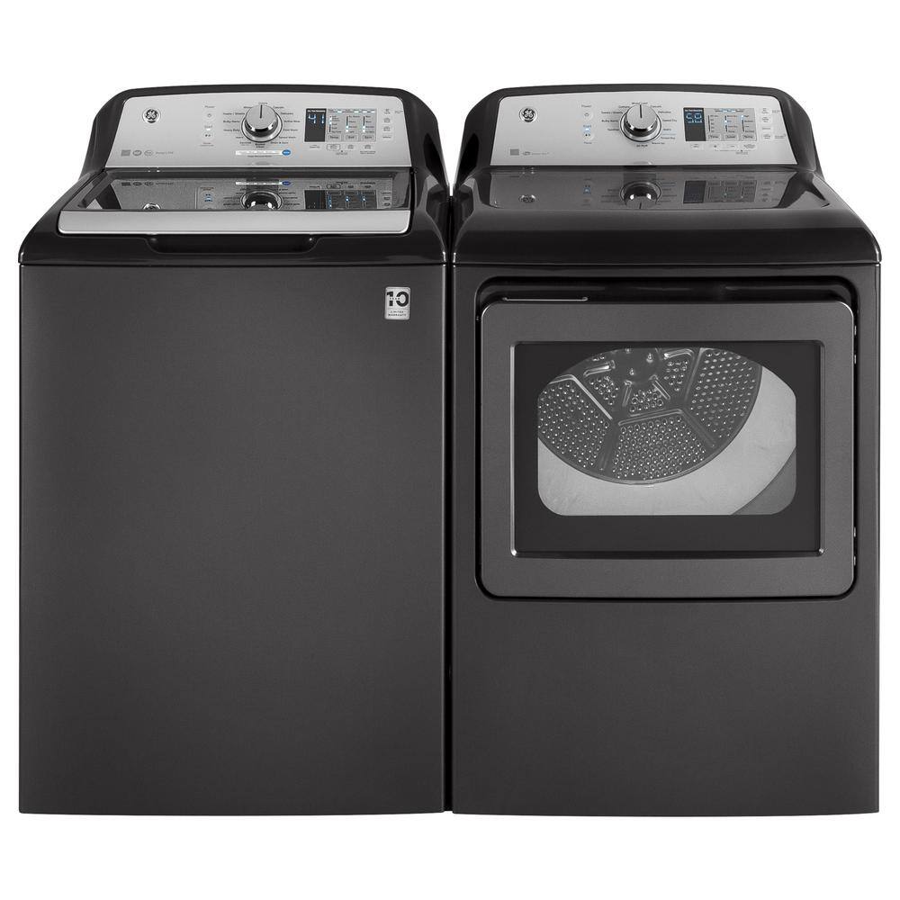 GE 7.4 cu. ft. 240-Volt Diamond Gray Electric Vented Dryer, ENERGY STAR