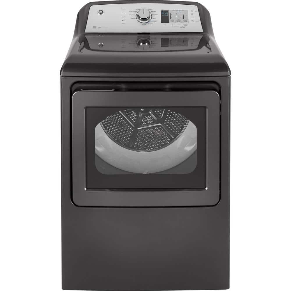 GE 7.4 cu. ft. 240-Volt Diamond Gray Electric Vented Dryer, ENERGY STAR