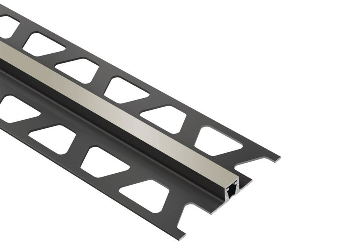 Schluter Systems DILEX-BWB 0.25-in W x 98.5-in L Grout Grey PVC Tile Edge Trim