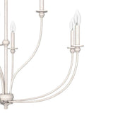 Hunter Southcrest 9-Light Distressed White Chandelier