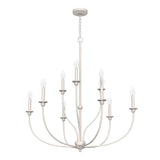 Hunter Southcrest 9-Light Distressed White Chandelier
