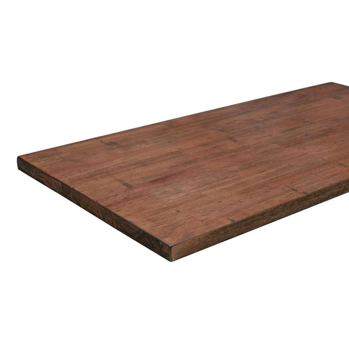 HARDWOOD REFLECTIONS 6 ft. L x 39 in. D Finished Eucalyptus Solid Wood Butcher Block Island Countertop With Eased Edge