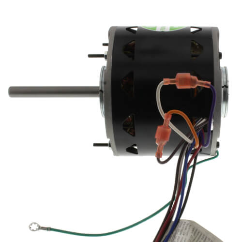 Century DL1036 blower motor - detail view (Type: Permanent Split Capacitor; Voltage: 115V)