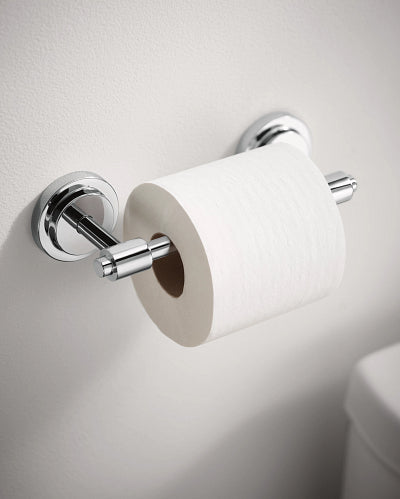 Moen Iso Pivoting Double Post Toilet Paper Holder in Chrome