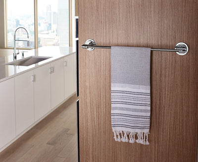 Moen Iso 18-in Chrome Wall Mount Single Towel Bar