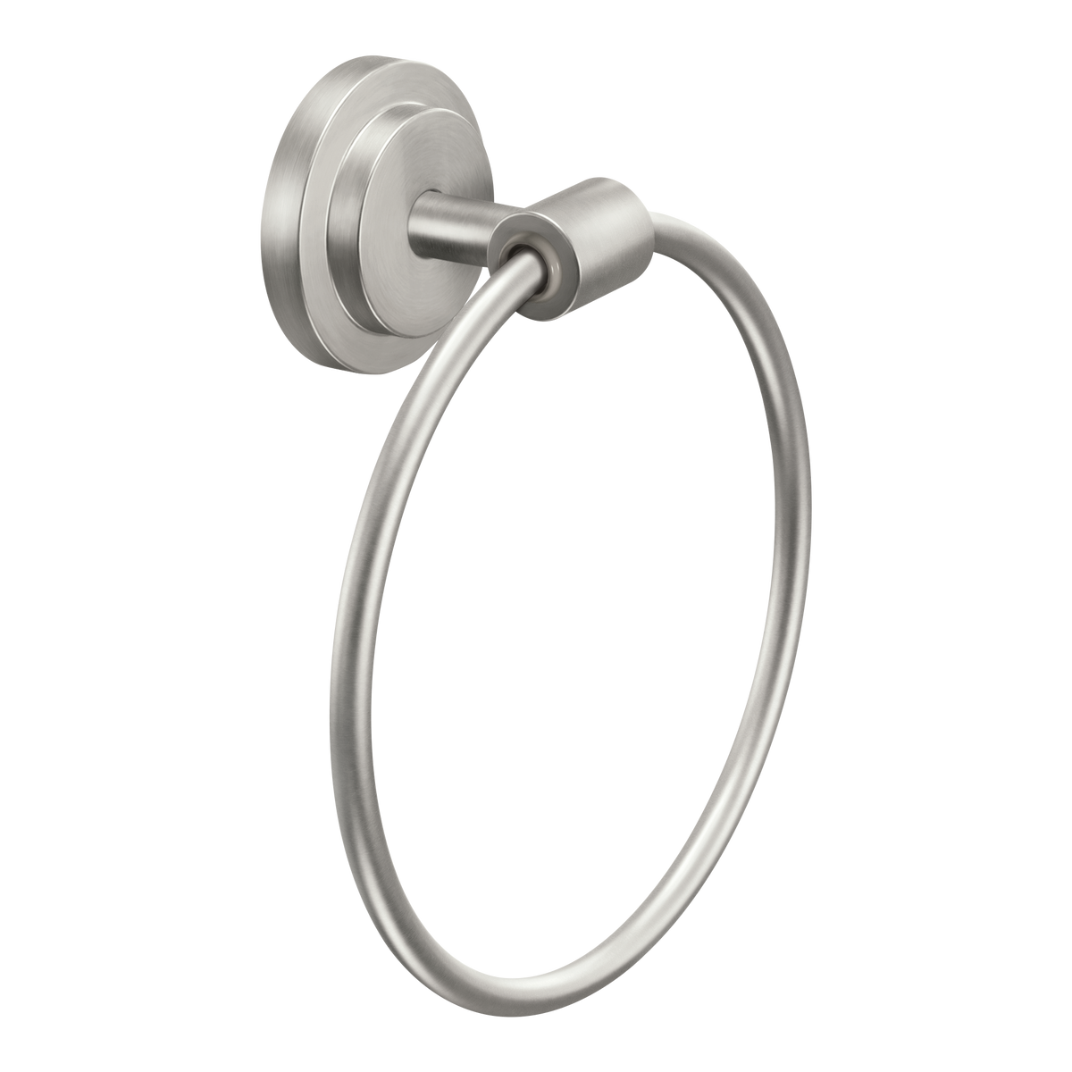 Moen Iso Spot Resist Brushed Nickel Wall Mount Towel Ring