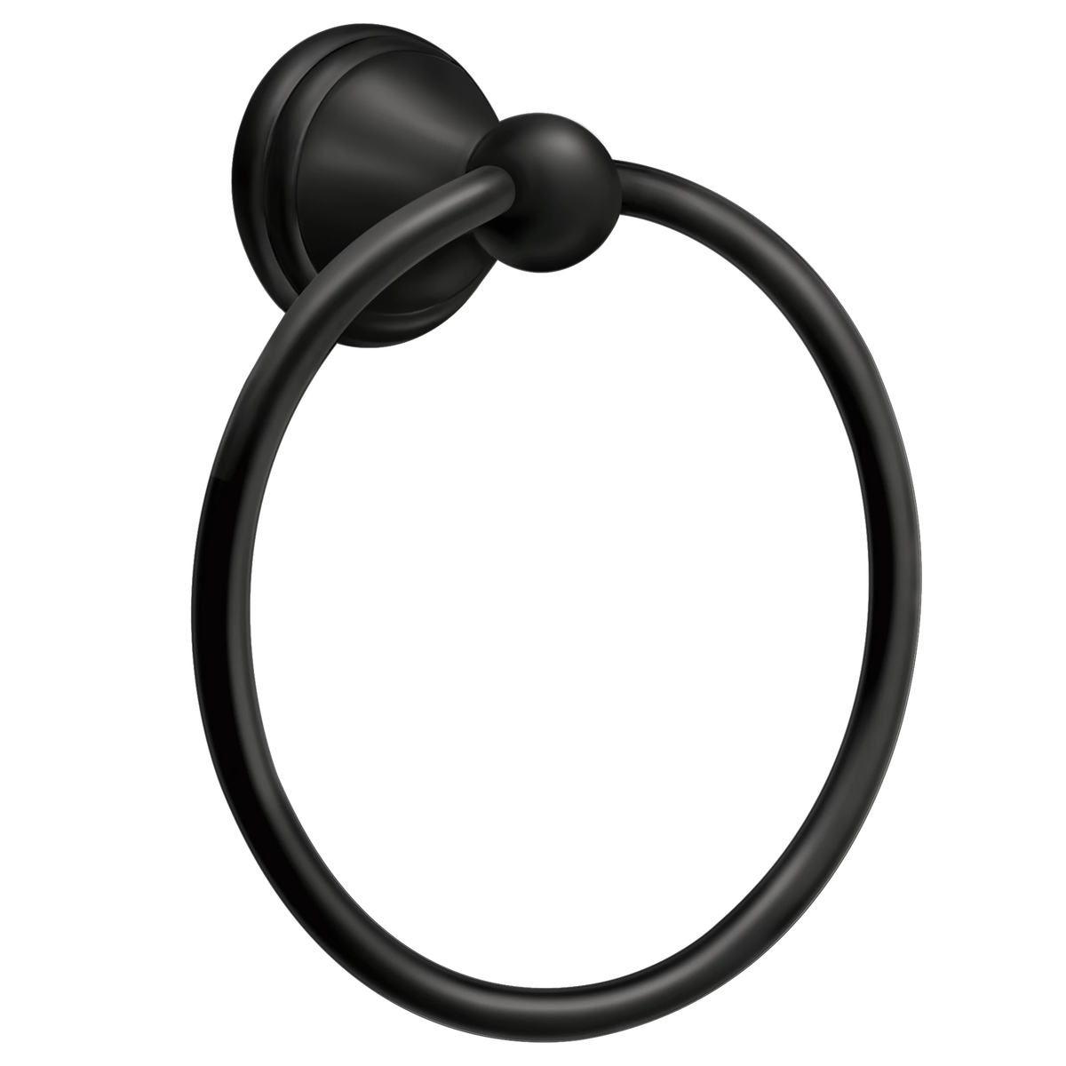 Moen Preston Spot Resist Brushed Nickel Wall Mount Towel Ring