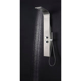 ANZZI Anchorage Brushed Steel 2-Spray Shower Panel System (Valve Included)