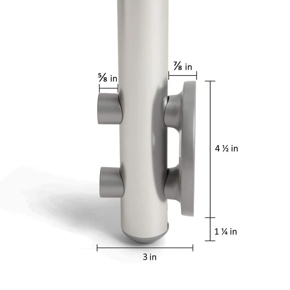 Dolle Prova PA2a 42 in. x 1.5 in. Side Mount Aluminum Post