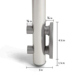 Dolle Prova PA2a 42 in. x 1.5 in. Side Mount Aluminum Post