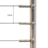 Dolle Prova PA2a 42 in. x 1.5 in. Side Mount Aluminum Post