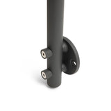 Dolle PA2ab 42 in. x 1-1/2 in Anthracite side mount post