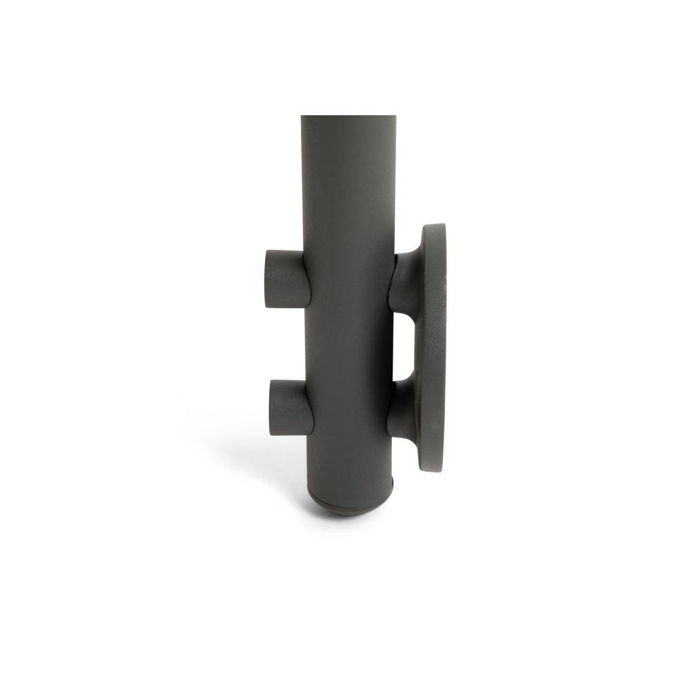 Dolle PA2ab 42 in. x 1-1/2 in Anthracite side mount post