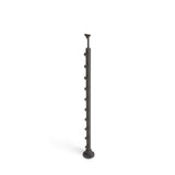 Dolle Prova PA1ab 42 in. x 1-1/2 in. Anthracite Top Mount Post