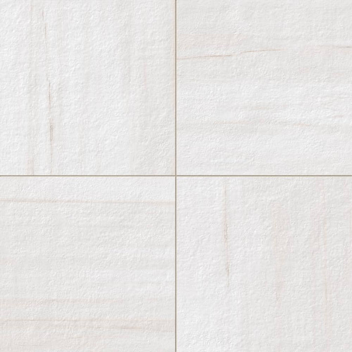 Impero Dolomite White 24 x 24 x 3/4 in. Marble-Look Porcelain Paver, Case of 2