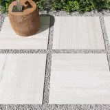 Impero Dolomite White 24 x 24 x 3/4 in. Marble-Look Porcelain Paver, Case of 2