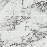 Donatello 16 in. x 32 in. Polished Porcelain Marble Look Floor and Wall Tile (14.2 sq. ft./Case)