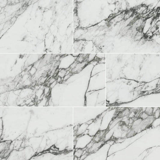 Donatello 16 in. x 32 in. Polished Porcelain Marble Look Floor and Wall Tile (14.2 sq. ft./Case)